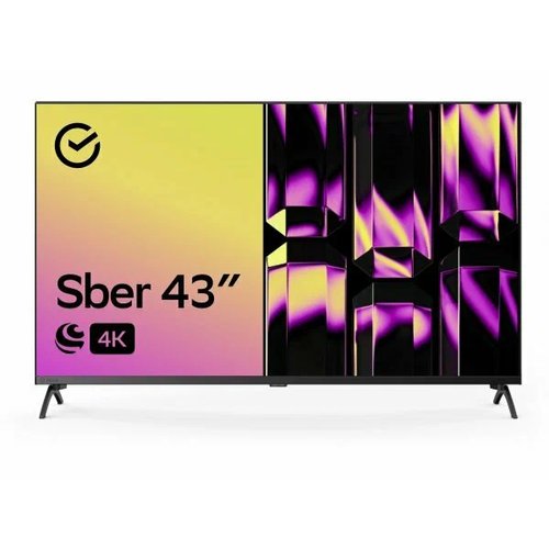 Купить Умный Телевизор Sber SDX-43U4126 43', UHD
Безрамочный телевизор Sber на российск...