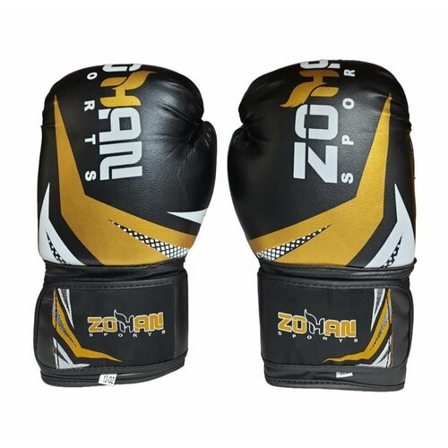 Купить Спортивные боксерские перчатки "ZOHAN" - 12oz / кожзам / черно-золотые
Перчатки...