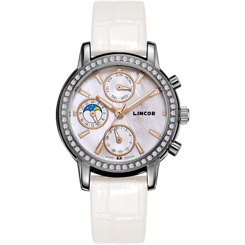 Купить Наручные часы LINCOR, серебряный, белый
Изящные кварцевые часы, удачно сочетающи...
