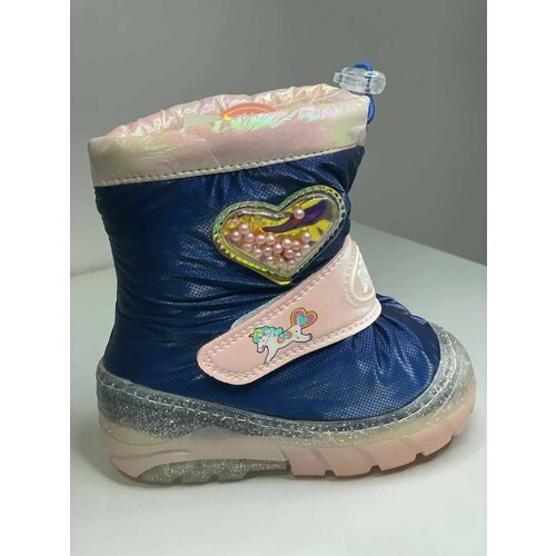 Купить Дутики , размер 20, синий, розовый
Встречайте зиму с уютными ботинками для девоч...