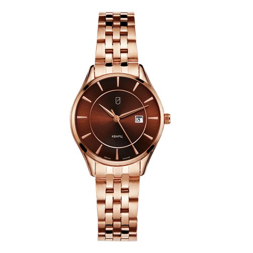 Купить Наручные часы УЧЗ 3004B-8, золотой
Наручные кварцевые женские часы с календарем...