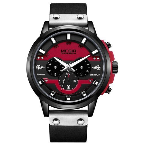 Купить Наручные часы Megir, черный
Яркое сочетание черного и красного цветов в модели м...