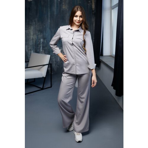 Купить Костюм FEERIA, размер 42, серый
Женский костюм двойка – идеальный вариант для мо...
