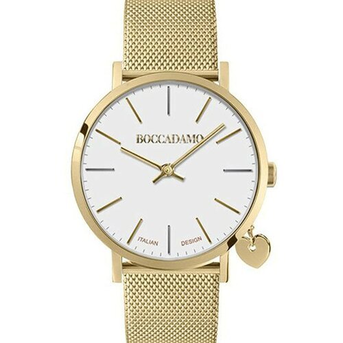 Купить Наручные часы Boccadamo Часы Boccadamo Mya Gold White MY017 BW/G, золотой
Часы и...