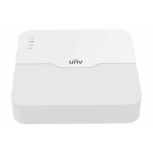 Купить Uniview Видеорегистратор IP 4-х канальный 4K с 4 PoE портами; Входящий поток на...