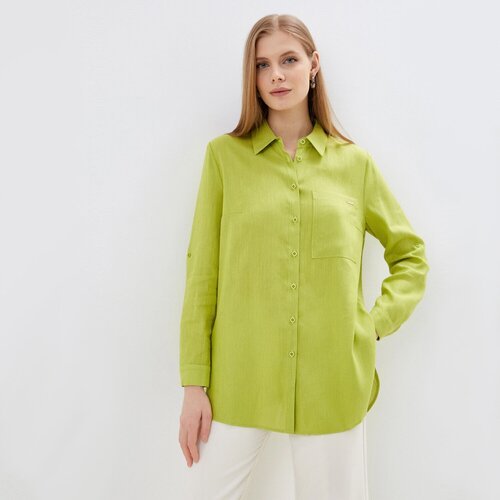 Купить Блуза FABRETTI, размер 44, зеленый
Стильная рубашка FABRETTI в зеленом оттенке в...