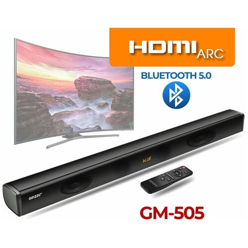 Купить Саундбар Ginzzu GM-505
Выходная мощность (RMS) 40 Вт (2 x 20 Вт). Вход HDMI ARC....