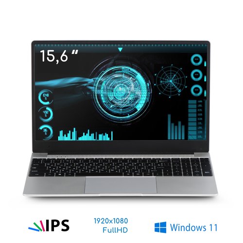 Купить Ноутбук Azerty RB-1551 (15.6" IPS 1920x1080, Intel N5095 4x2.0GHz, 16Gb DDR4, 1T...