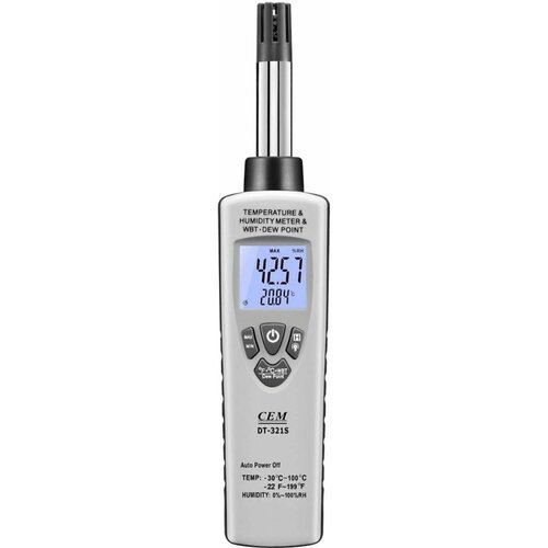 Купить Термогигрометр CEM DT-321S
Идеальный инструмент для измерения влажности и темпер...