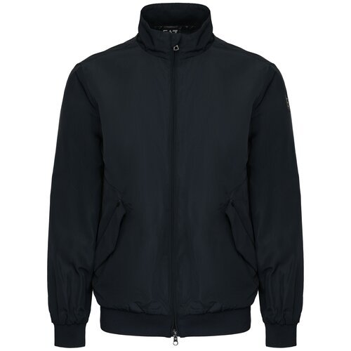 Купить Бомбер EA7, размер L, синий
Куртка из технической ткани с логотипом на левом рук...