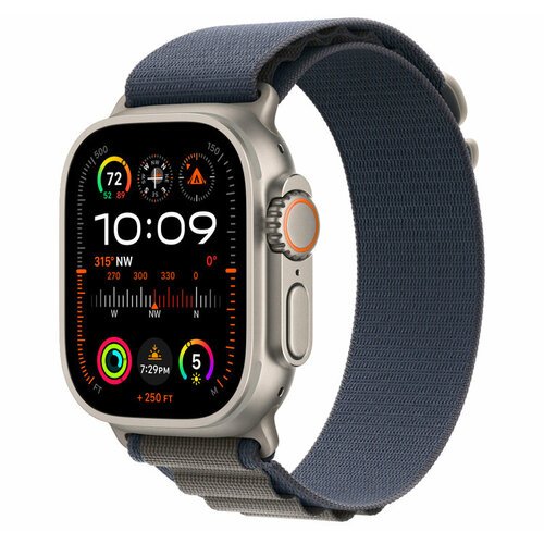 Купить Часы Apple Watch Ultra 2 49 мм Titanium Case with Blue Alpine Loop M
<p><br> App...