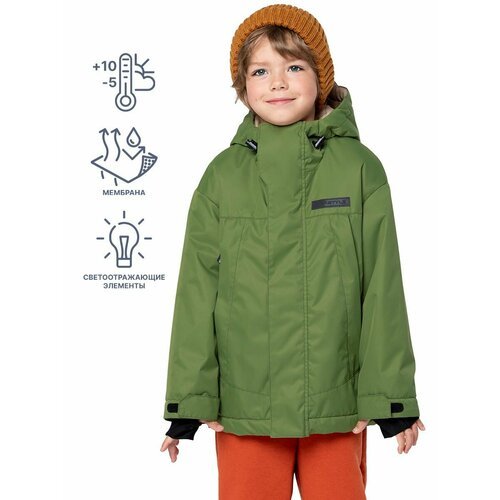 Купить Куртка NIKASTYLE 4м3324, размер 116-60, зеленый
Куртка демисезонная для мальчика...