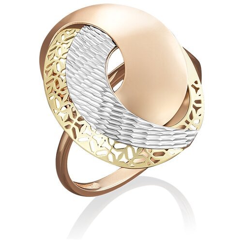 Купить Кольцо PLATINA, комбинированное золото, 585 проба, размер 18.5
PLATINA jewelry З...