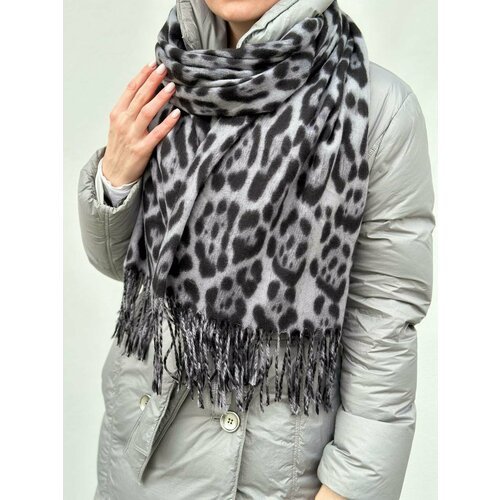 Купить Шарф , one size, серый, черный
Теплый женский кашемировый зимний шарф с леопардо...