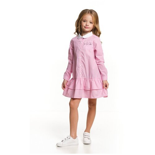 Купить Платье Mini Maxi, размер 134, розовый
Платье для младших школьниц (розовое/клетк...