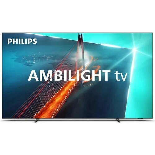 Купить Телевизор 65″ Philips 65OLED718, OLED, 4K UHD, Google TV, Ambilight
Основные хар...