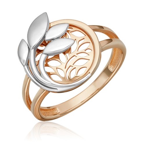 Купить Кольцо Diamant online, комбинированное золото, 585 проба, размер 17
<p>В нашем и...