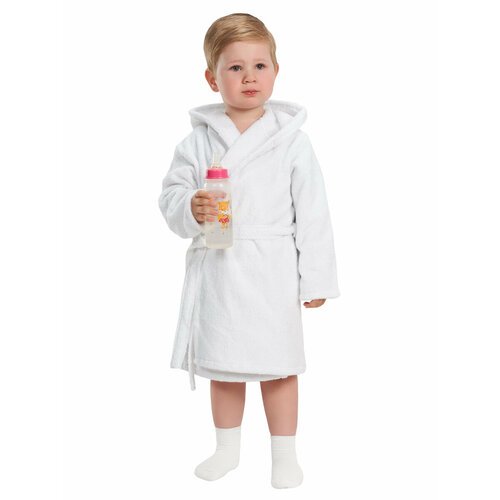 Купить Халат Funecotex, размер 32, белый
Однотонный халат детский из 100% хлопка премиу...