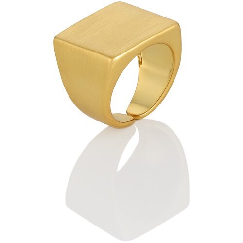 Купить Печатка Balalaika, размер 18, золотой
Массивное золотистое кольцо выполнено из к...