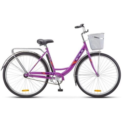 Купить Велосипед Stels Navigator 345 28" Z010*LU085343*LU093787 *20" Пурпурный +корзина...