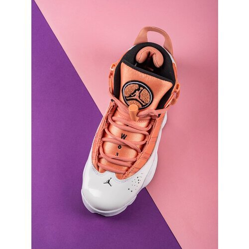 Купить Кроссовки NIKE, размер 36.5 RU, белый, оранжевый
Nike Jordan 6 Rings- лайфстайл...