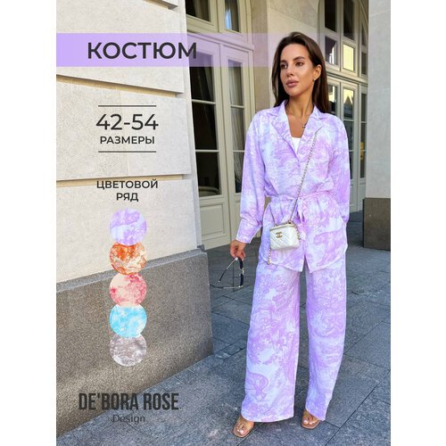 Купить Костюм DE'BORA ROSE, размер L, фиолетовый
Новинка от бренда DEBORA ROSE - костюм...