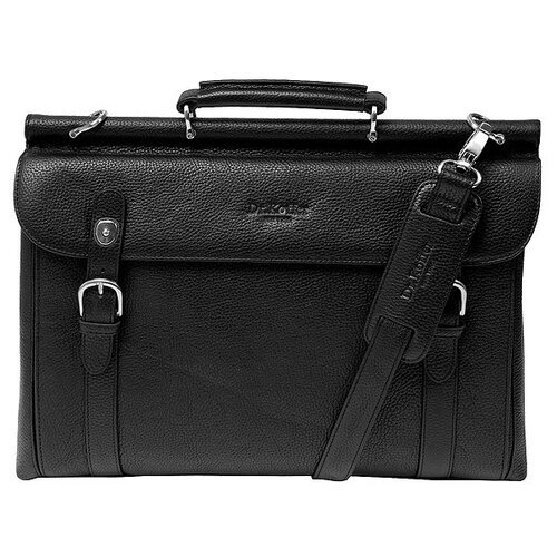 Купить Портфель Dr.Koffer P402227-02-04, черный
Модель на саквояжной планке с удачным с...