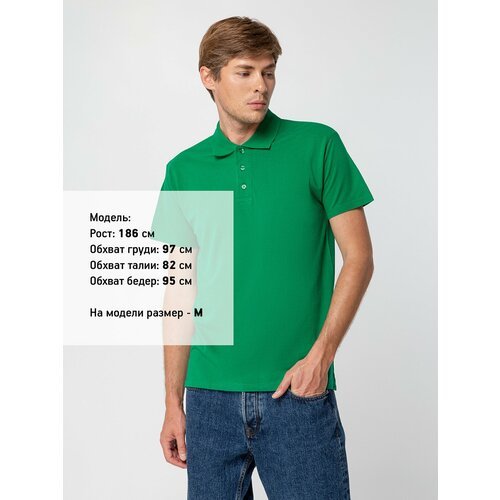 Купить Поло Sol's, размер 56, зеленый
Рубашка-поло - обязательный элемент мужского гард...