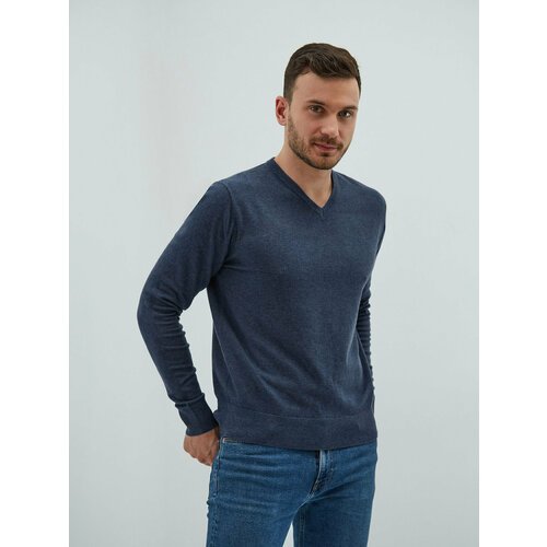 Купить Пуловер , размер M, синий
Пуловер с V-образным вырезом от MANAFOFF - стильный и...