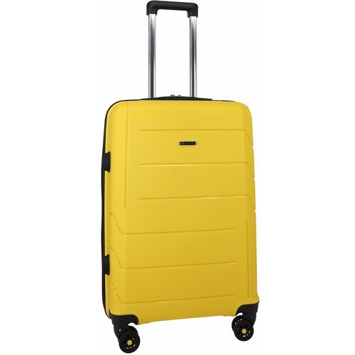 Купить Чемодан Rion+ 462YEL, 70 л, размер L, желтый
Большой чемодан из ударопрочного по...