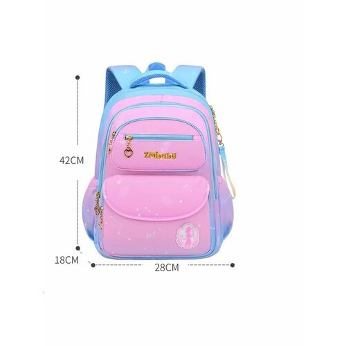 Купить Портфель для девочки рюкзак первоклассника начальной школы Глубокий розовый
Порт...