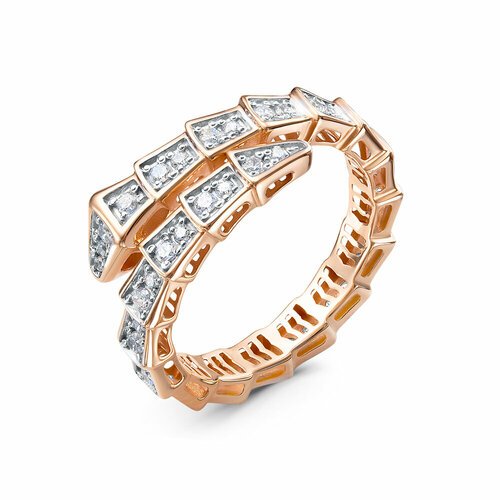 Купить Кольцо Diamant online, золото, 585 проба, фианит, размер 17.5, бесцветный
<p>В н...