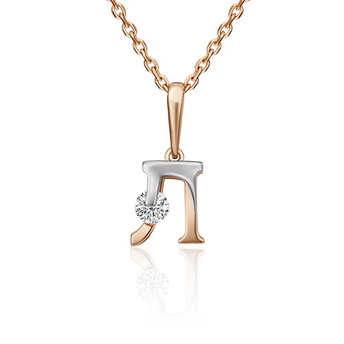 Купить Подвеска Diamant online, комбинированное золото, 585 проба, фианит
<p>В нашем ин...