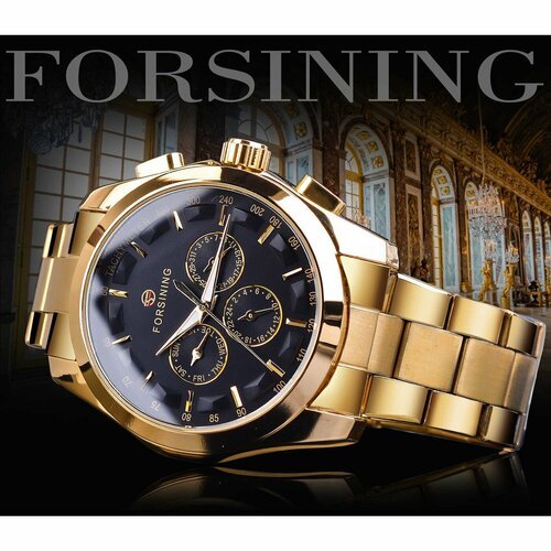 Купить Наручные часы Forsining, черный
Описание:<br><br>-Корпус часов из нержавеющей ст...