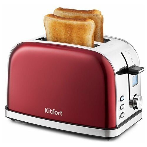 Купить Тостер KitFort КТ-2036-1, красный
Артикул № 685733 Электрический тостер для приг...