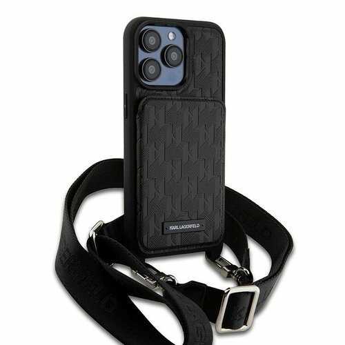 Купить Karl Lagerfeld для iPhone 15 Pro кроссбоди-чехол с картхолдером из искусственной...