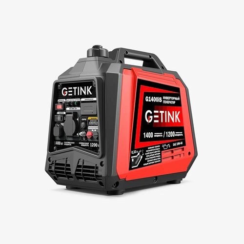 Купить Бензиновый инвенторный генератор GETINK G1400iS
Пластиковый корпус с шумоизоляци...