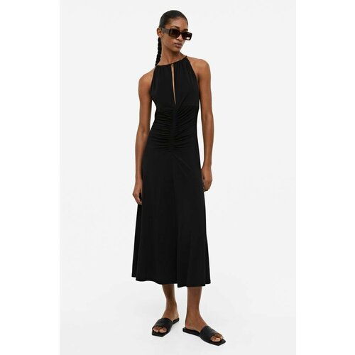 Купить Платье H&M, размер S, черный
Платье из джерси с драпировкой<br>Облегающее платье...