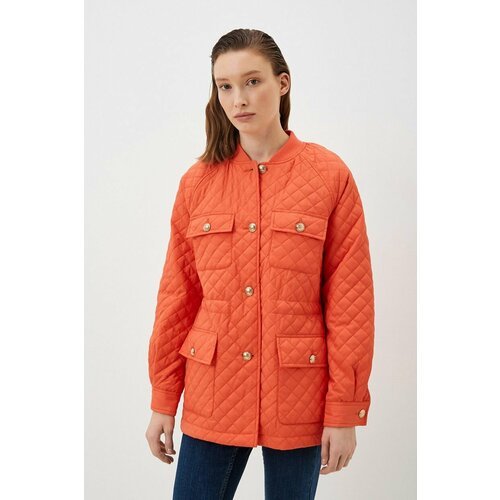 Купить Бомбер Baon B0324015, размер 44, оранжевый
Стёганая куртка с традиционными ромба...