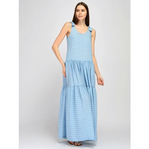Купить Сарафан Viserdi, размер 46, голубой
Платье макси без рукавов. Широкое платье мак...