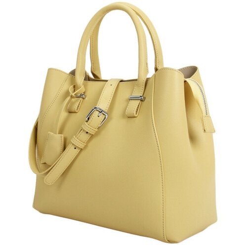 Купить Сумка FLIORAJ, желтый
Женская сумка однотонная через плечо выполнена из высокока...