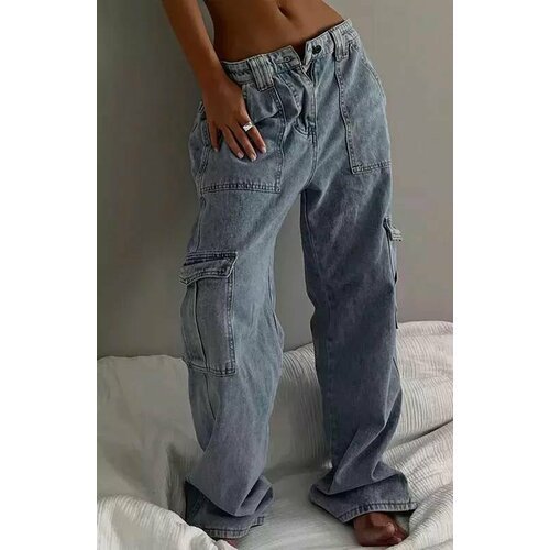 Купить Джинсы широкие IWANT, размер S, голубой
Широкие женские джинсы «RETS» от бренда...