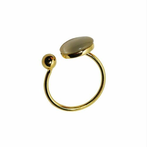 Купить Кольцо Art Decor s.r.l., перламутр, размер 17, золотой
Женское кольцо с перламут...