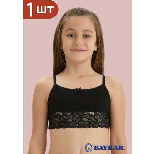Купить Бюстье BAYKAR, размер 7, черный
Топ для девочки Baykar представляет собой изящно...