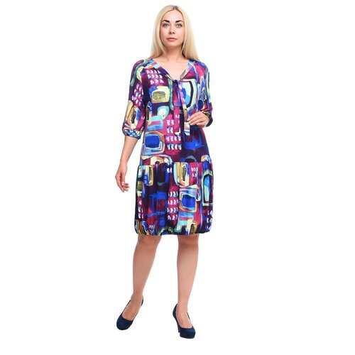 Купить Платье Olsi, размер 66, бордовый
Стильное эффектное платье-баллон длиной до коле...