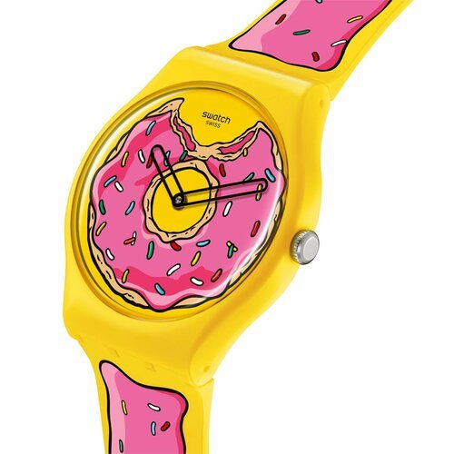 Купить Наручные часы swatch Swatch x Simpsons, Seconds of Sweetness (Limited Collection...