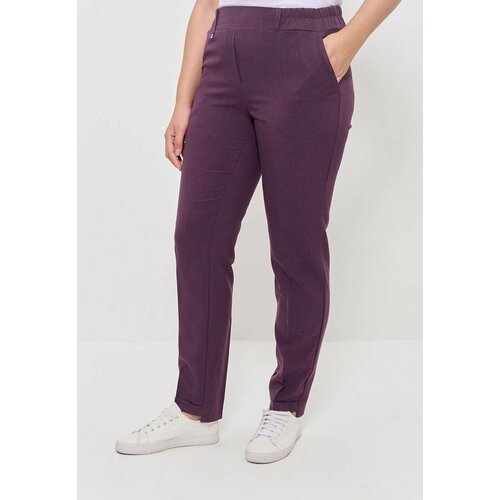 Купить Брюки CLEO, размер 50, фиолетовый
Классические женские брюки из костюмной ткани...