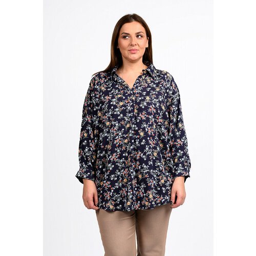 Купить Блуза SVESTA, размер 60, синий
Стильная блуза выполнена из тонкой штапельной тка...