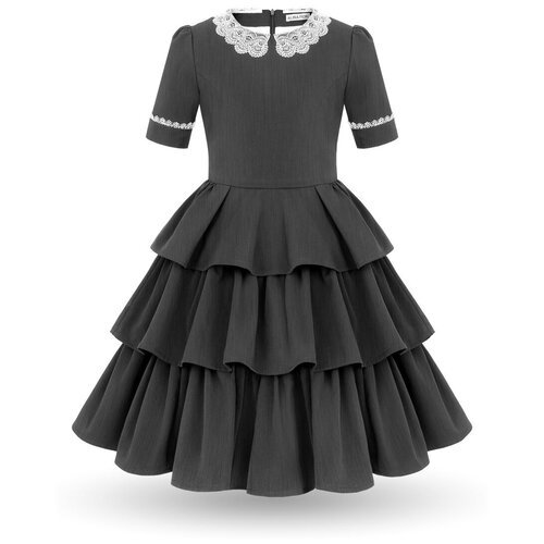 Купить Школьное платье Alisia Fiori, размер 128-134, серый, белый
Трендовое школьное пл...