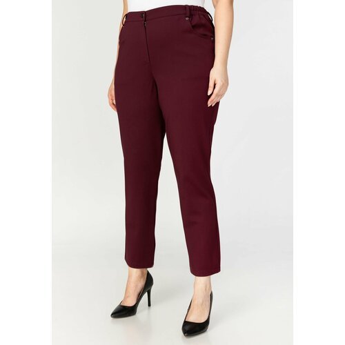 Купить Брюки Bianka Modeno, размер 58, бордовый
Красивые элегантные брюки с высокой тал...